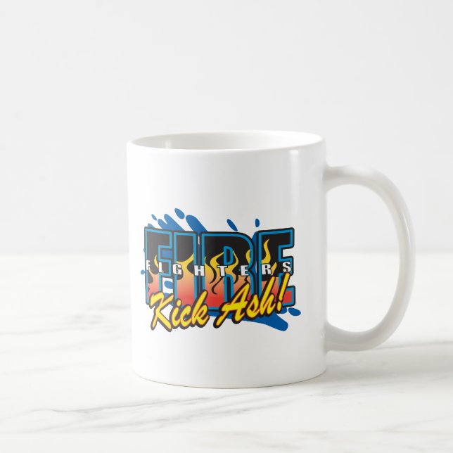 Taza De Café ¡Ceniza del retroceso de los bomberos! (Derecha)