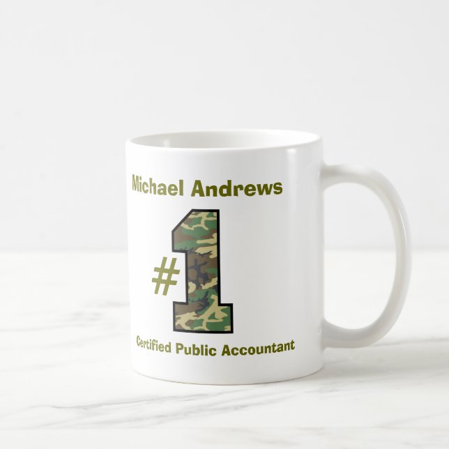 Taza De Café Censor jurado de cuentas V55 del número uno (Derecha)