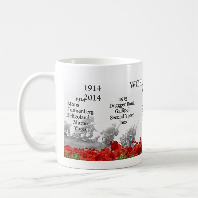 Taza De Café Centenario WW1 (Izquierda)