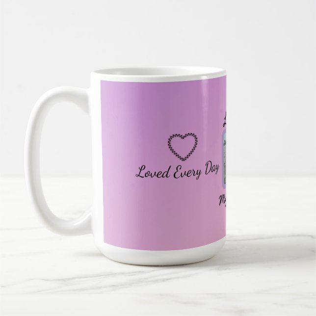 Taza De Café Centered Photo Tribute Mug (Izquierda)