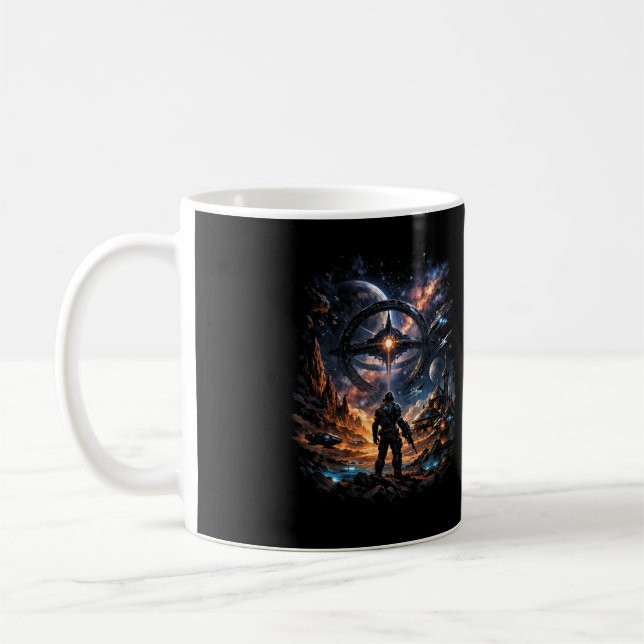 Taza De Café Centinela de la Puerta Estelar (Izquierda)