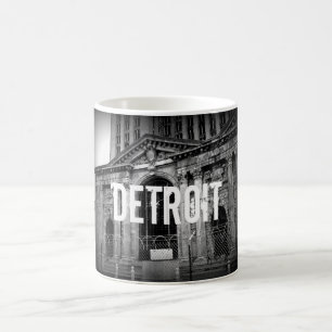 Taza de café central de la estación de Detroit