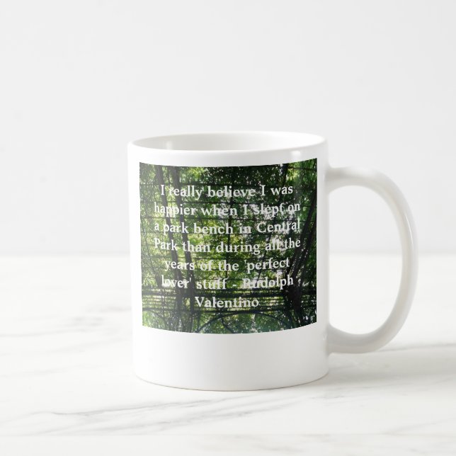 Taza De Café Central Park - más feliz cuando. (Derecha)