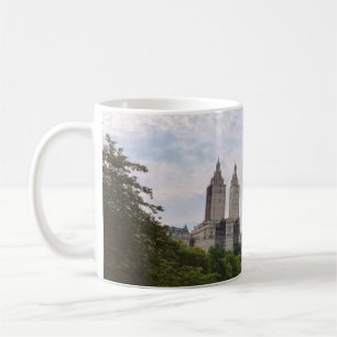 Taza De Café Central Park Nueva York Ciudad Skyline & Lago Escé