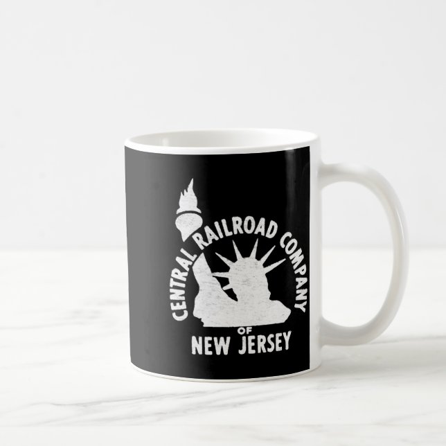 Taza De Café Central Railroad Of New Jersey _1  (Derecha)