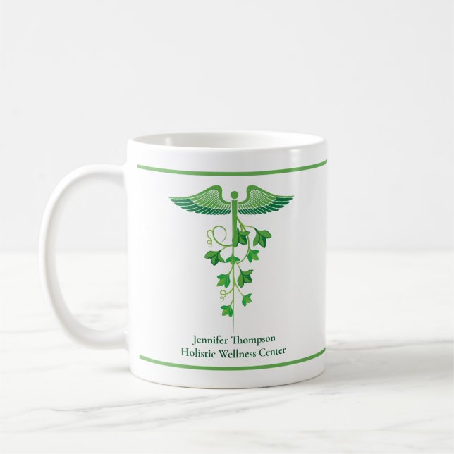 Taza De Café Centro de Bienestar de Medicina Homeopática Naturo (Izquierda)