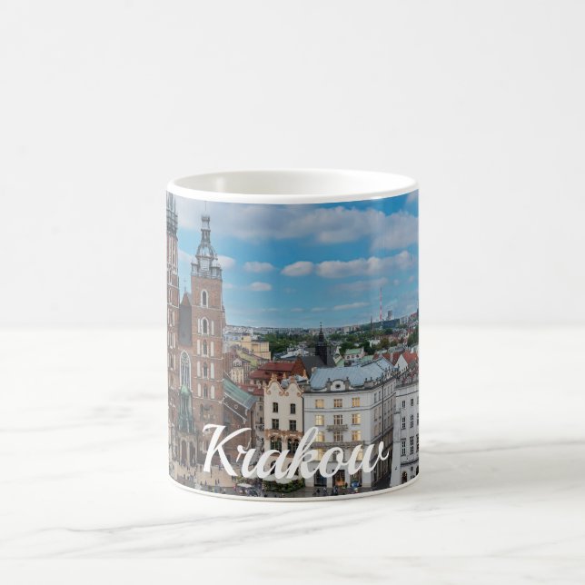 Taza De Café Centro de Cracovia desde arriba en Polonia (Centro)