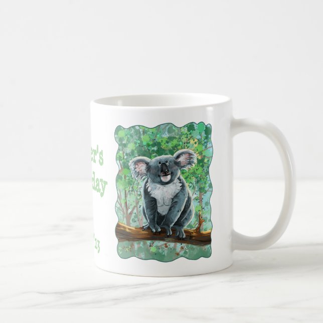 Taza De Café Centro de Fiesta de Oso de Koala (Derecha)