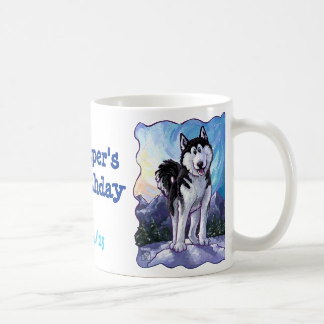 Taza De Café Centro de Fiesta Husky (Derecha)
