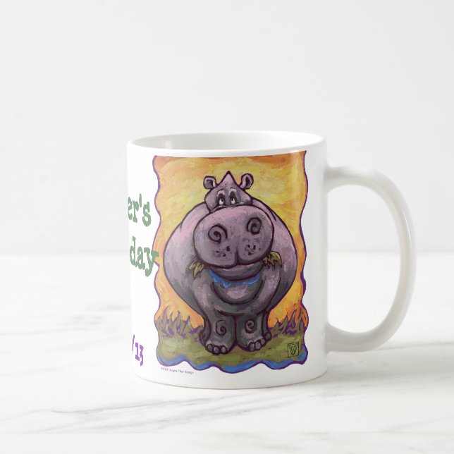Taza De Café Centro de Fiestas Hippotamus (Derecha)