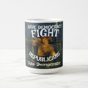 TAZA DE CAFÉ CENTRO DE INTELIGENCIA ARTIFICIAL AI FEMA FBI T