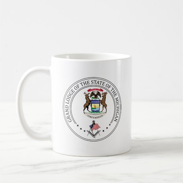 Taza De Café Centro de masonería del estado de Michigan (Izquierda)