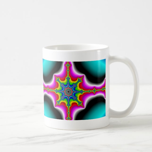 Taza De Café Centro de máxima muerte - Fractal (Derecha)