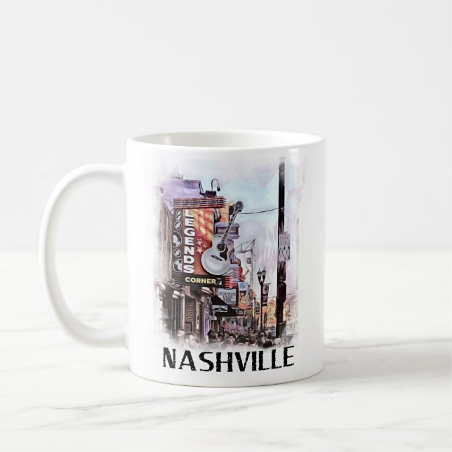Taza De Café Centro de Nashville en Broadway (Izquierda)