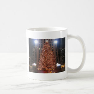 Taza De Café Centro de Rockefeller del árbol de navidad