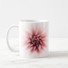 Taza De Café Centro de una Dahlia rosa