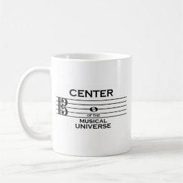 Taza De Café Centro del Diseño del Universo Musical Alto Clef