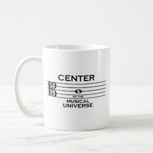 Taza De Café Centro del diseño musical del Clef de alto del