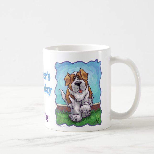 Taza De Café Centro del fiesta de St Bernard (Derecha)