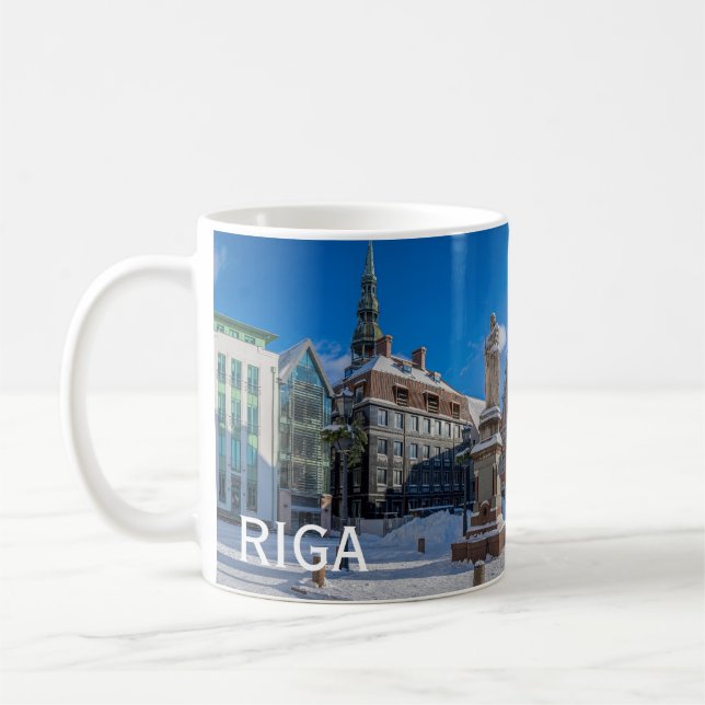 Taza De Café Centro histórico de Riga, Letonia (Izquierda)