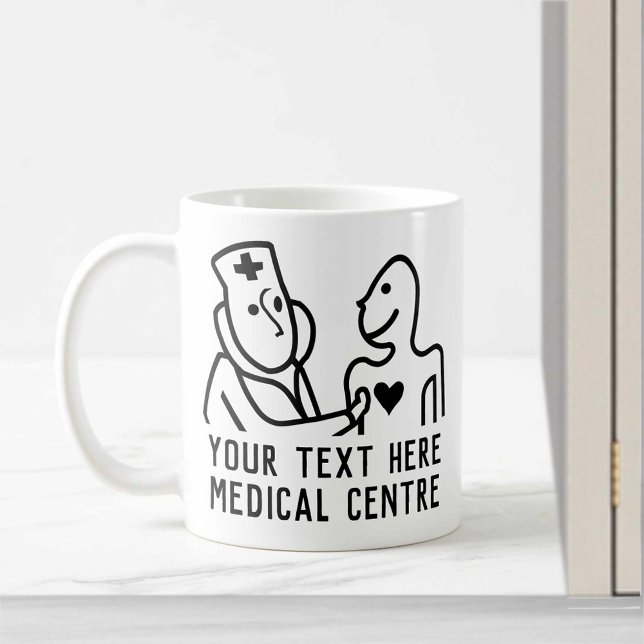 Taza De Café Centro Médico Tema de Salud Cardíaca (Subido por el creador)