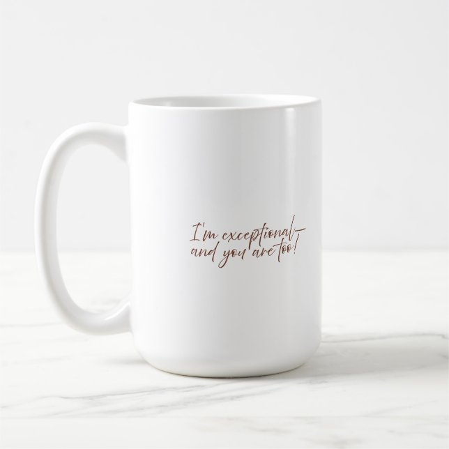 Taza De Café Centro para el Excepcionalismo Humano (Izquierda)