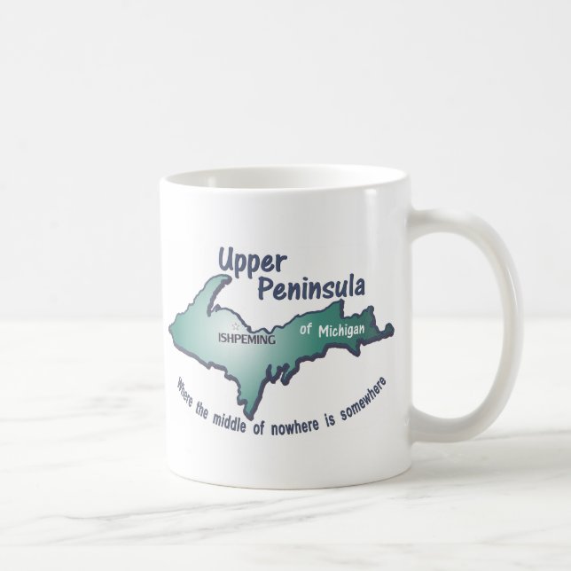 Taza De Café Centro superior de la península de Ishpeming de en (Derecha)
