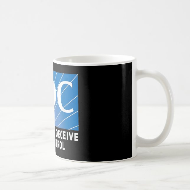 Taza De Café Centros CDC Para Decejar Negro (Derecha)