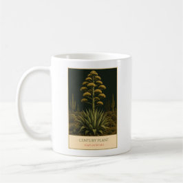 Taza De Café Century Plant – Vintage Botanical Mug