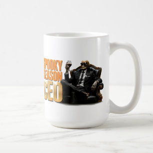Taza De Café 💼 CEO de la Temporada Espeluznante Cita Divertida