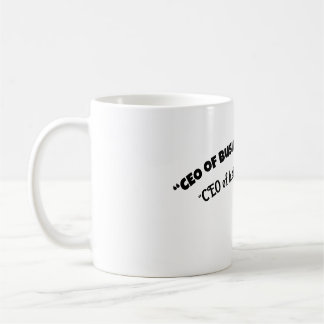 Taza De Café "CEO de negocios Y horas de dormir