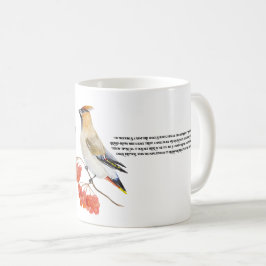 Taza De Café Cepillo de aves de la selva acuarela