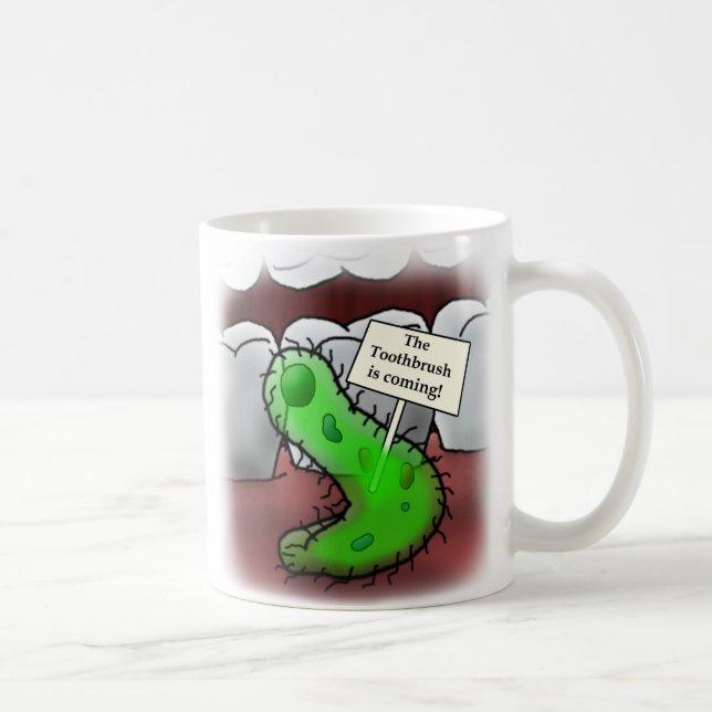 Taza De Café cepillo de dientes (Derecha)