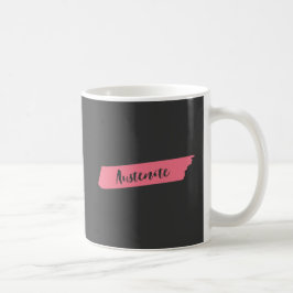 Taza De Café Cepillo rosa austenita