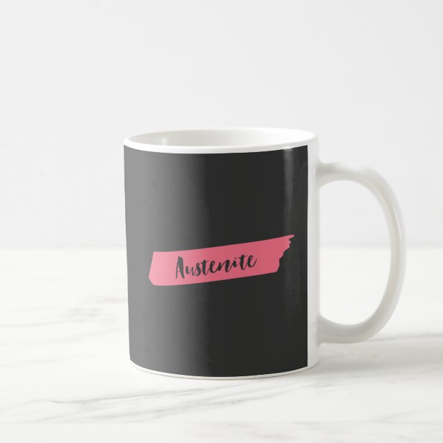 Taza De Café Cepillo rosa austenita (Derecha)