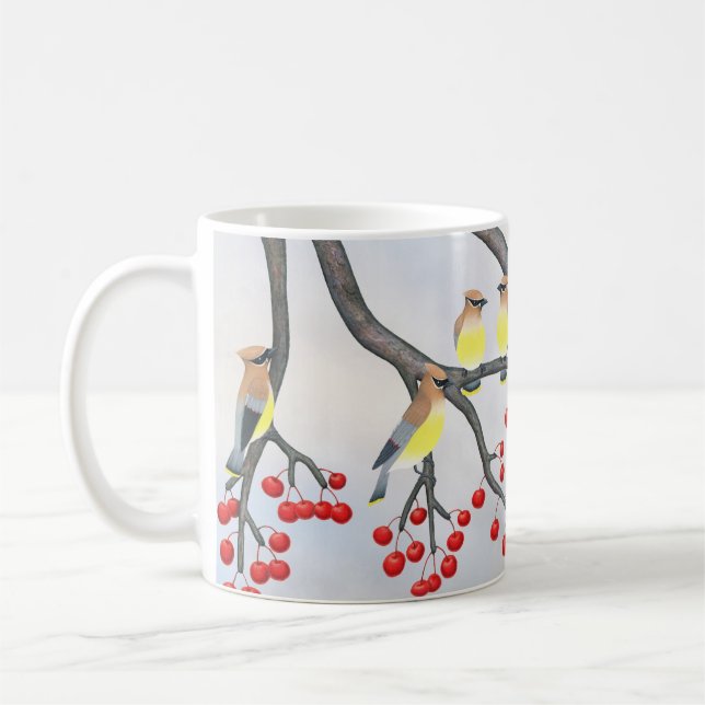 Taza De Café cera de cedro y arándanos (Izquierda)
