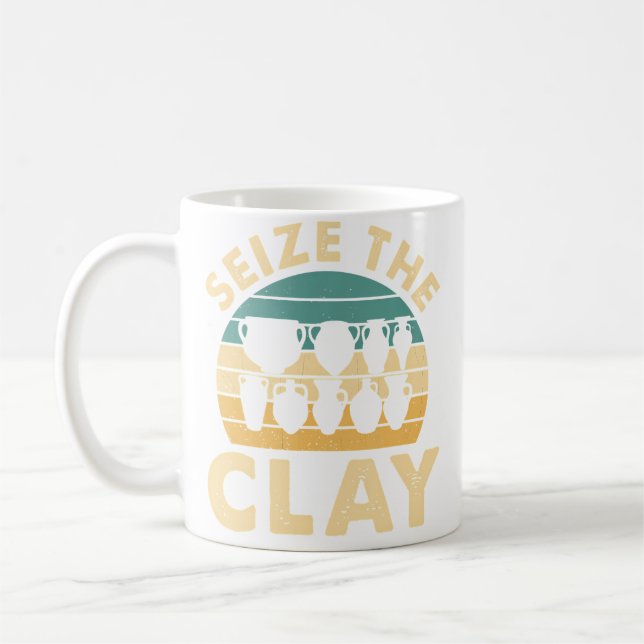 Taza De Café Ceramic Artist Clay Maker Funny Pottery Hobby (Izquierda)