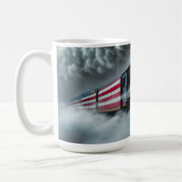 Taza De Café Ceramic Coffee Mug Freedom Steam Engine