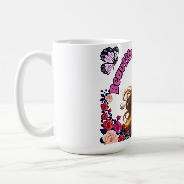 Taza De Café Ceramic Mug Born Beauty (Izquierda)