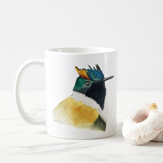 Taza De Café Ceramic mug with Horned Sungem design (Con donut)