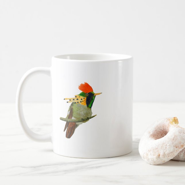 Taza De Café Ceramic mug with Tufted Coquette design (Con donut)