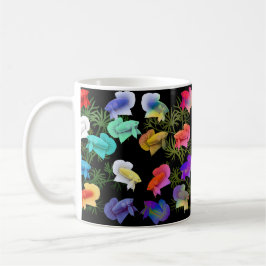 Taza De Café Cerámica Betta Splendens Aquarium