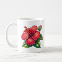 Cerámica clásica de flores de Hibiscus