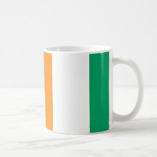 Taza De Café Cerámica de bandera de Costa de Marfil