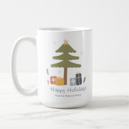 Taza De Café Cerámica de feriado de Navidades nórdicos personal