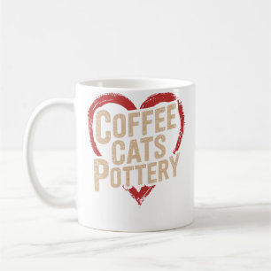Taza De Café Cerámica Gatos Café