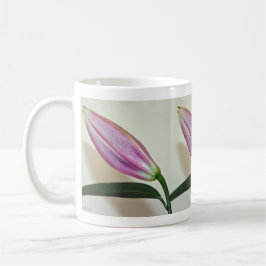 Taza De Café Cerámica Mug con Lily Bud