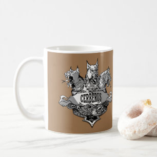 Taza De Café Cerberus y Serpiente