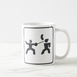 Taza De Café Cercado contra karate