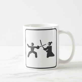 Taza De Café Cercado contra Kendo